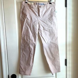 Pale Pink Gap Khakis Skinny Boyfriend